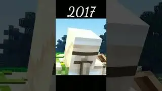 Minecraft Iron Golem Evolution 😱 #shorts #minecraft