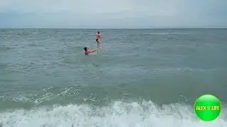 Море прыжки ночное море Sea night sea diving))