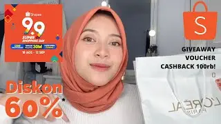 BELANJA PRODUK LOREAL DI SHOPEE DAPET DISC 60%? Banyak hadiah gratis cuma di 9.9 Super Shopping DAY!