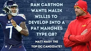 Ran Carthon wants Malik Willis to be a 