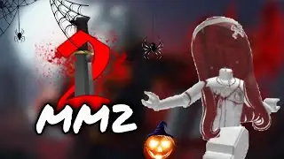 PROBANDO EL MODO DE HALLOWEEN EN MM2 - ROBLOX