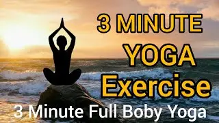 3 Min Daily Yoga Routine for Beginners.      10 Exercises