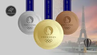 CRIANDO a arte de uma MEDALHA olímpica no CorelDRAW