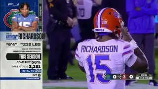 Anthony Richardson (Florida QB) vs Florida State 2022