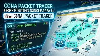 CCNA OSPF Lab | Easy OSPF Setup in Packet Tracer Bangla