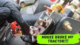 Mouse Broke my BRANSON tractor! Ordered new part 4 times, had to fabricate part!!!