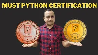 Python Certifcations which every programmer must do