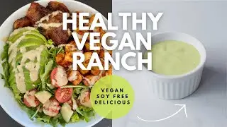 Vegan Ranch Dressing Recipe | Healthy & Creamy Hemp Seed Ranch | Dairy-Free & Easy