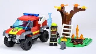 LEGO City 60393 4x4 Fire Truck Rescue - Speed build