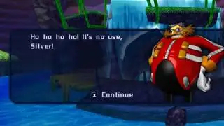Eggman Nega tells Silver it's no use!