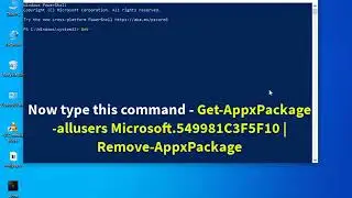 How to Uninstall/Remove and Reinstall Cortana