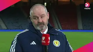 Scotland head coach Steve Clarke reacts to 2-0 win over Spain