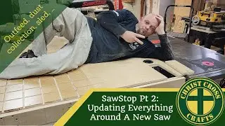 Updating the table, dust collection, Microjig sled, and everything else around my SawStop saw.