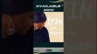 SOLA ALLYSON ÌPÍN NOW AVAILABLE!