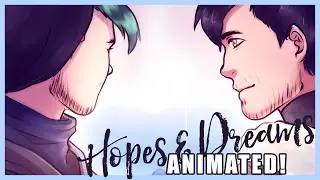 Markiplier & Jacksepticeye ANIMATED FAN ART | HOPES & DREAMS | Relaxing sounds of nature and piano