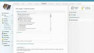 Material Quote Request - Tutorial