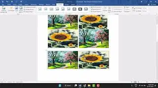 How to Insert Multiple Images in MS Word Hindi