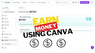 How to earn money using canva.com
