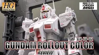 P-Bandai HG 1/144 RX-78-02 Gundam Rollout Color Review