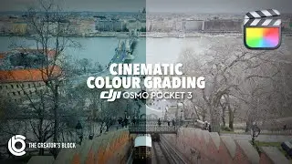 CINEMATIC Osmo Pocket 3 Color Grade // DLog-M