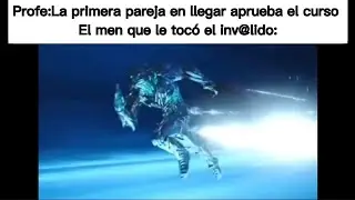 Profe: La primera pareja en llegar aprueba el curso Yo: