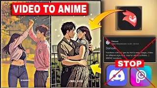 Normal video To Anime Video Convert In Picsart | Stop 🛑 Doma Ai and Discord