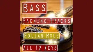 A# Minor Eolian Mode Backing Track No Bass - Pop Rock A