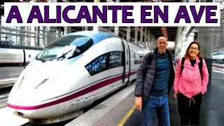 AVE, TREN DE ALTA VELOCIDAD ESPAÑOLA / DE MADRID A ALICANTE 2024 / 4K