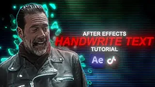 How To Make Smooth Handwriting Text | After Effects Tutorial