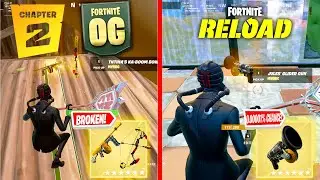 So I Found the Rarest GUNS in Fortnite Chapter 2 OG .... ( BOTH GAMEMODES )