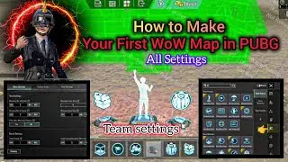 How to make your First WoW Map in PUBG | first creator 