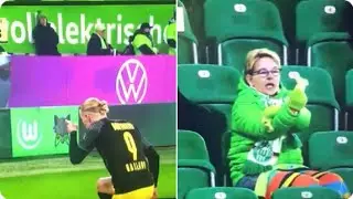 Erling Haaland trolls a woman fan during his celebration and her funny response