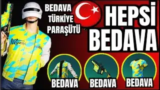 HESPİ BEDAVA | BEDAVA ÖDÜLLER | BEDAVA SİLAH DESENİ | TÜRKİYE PARAŞÜTÜ | NEW STATE MOBILE