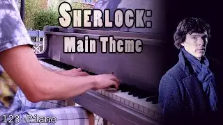 Sherlock Main Theme (with variations) on Street Piano