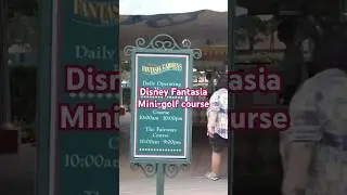 Disney Fantasia Gardens mini-golf #disney #shorts #fantasiagardens