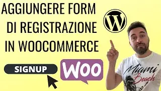 Come aggiungere il form  di registrazione nella pagina mio account di WooCommerce