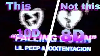(10D audio) falling down(lil peep ) lil peep ft xxxtentacion