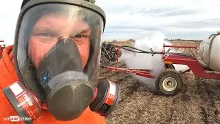 DANGEROUS VAPORS - Anhydrous Ammonia application in Southern Iowa.