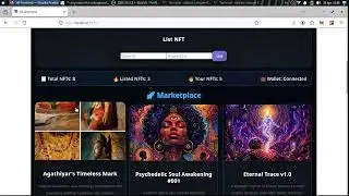 NFT Marketplace Full Stack Project Demo | React, Solidity, Web3 DApp