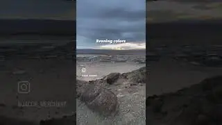Evening colors from the top of a mountain
