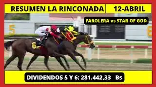RESUMEN COMPLETO👉LA RINCONADA INH HOY DOMINGO 12 DE ABRIL DE 2026