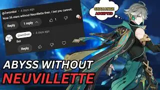 Beating spiral abyss 4.8 without NEUVILLETTE | Genshin Impact |