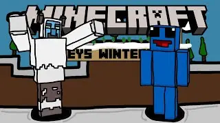 I made a WINTER Dimension in MCreator...