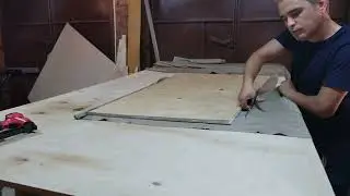 Самодельная потолочная панель для каюты в катере.