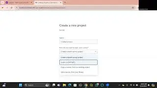 02 How to create survey form using Qualtrics