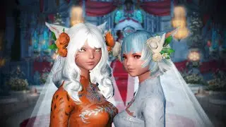 Lovely Union of Mia and Juritta - Final Fantasy 14 - Live Stream