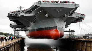 US FLYING Giant Super Aircraft Carrier Is Finally Ready for Action!