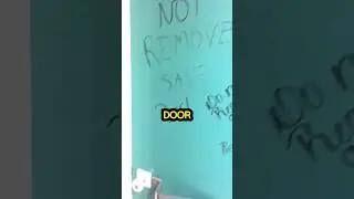 She shouldn’t had opened the door.. #creepy