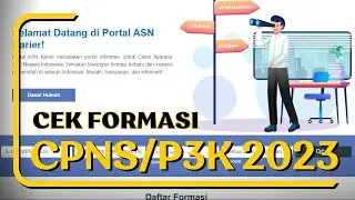 Cara Cek Formasi CPNS dan P3k Tahun 2023