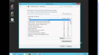 Change and allow application on firewall windows server 2012